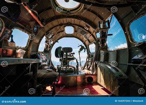 Interior Of A B-17 Bomber Plane From WWII In An Airbase Stock Photo | CartoonDealer.com #164297244