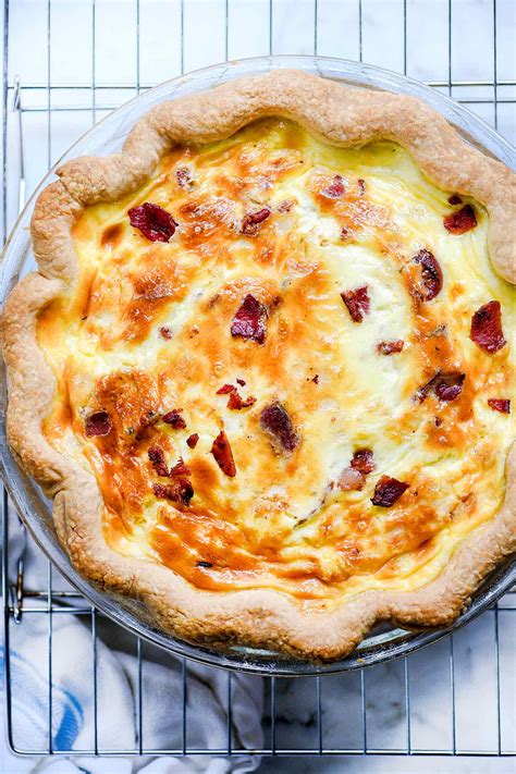 Easy Quiche Lorraine | foodiecrush.com