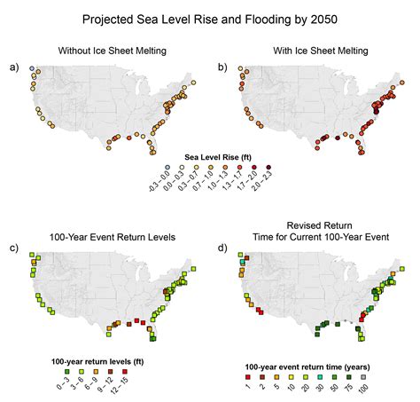 Water Levels In 2050 Map