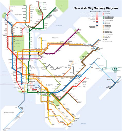 New York Subway Map and Travel Guide - TourbyTransit.com