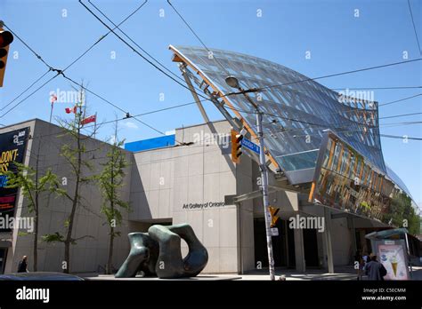 ago the art gallery of ontario with frank gehry facade in toronto ontario canada Stock Photo - Alamy