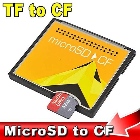 Aliexpress.com : Buy High Speed TF to CF Card Adapter MicroSD Micro SDHC Micro SD to Compact ...