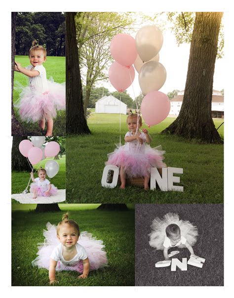 One Year Old Photo Shoot Ideas Girl - Davis Diane