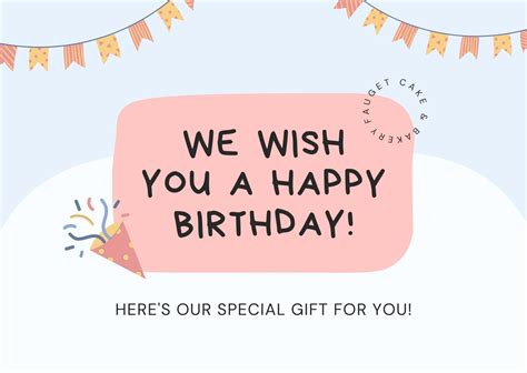 Birthday Gift Certificate Templates