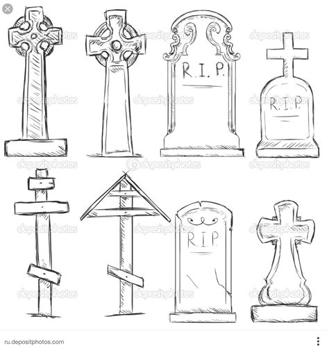 Headstones Halloween Graveyard, Halloween Tombstones, Halloween ...