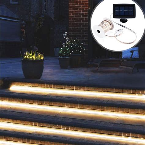 Solar-Powered 16ft Outdoor LED Light Strip – Next Deal Shop UK