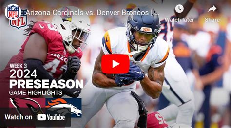 Denver Broncos: Highlights from preseason win over Arizona Cardinals