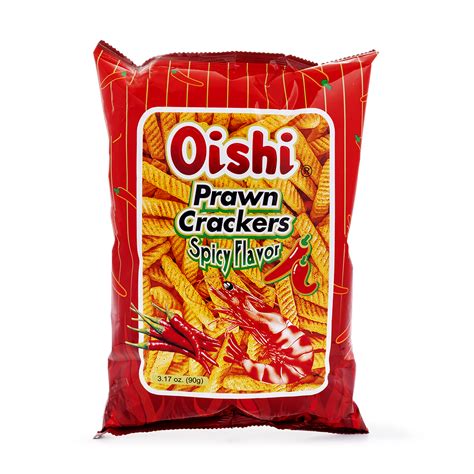 Get Oishi Prawn Crackers Spicy Flavor, Jumbo Size Delivered | Weee ...