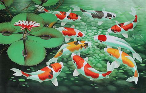 Green Koi Fish Wallpapers - Top Free Green Koi Fish Backgrounds - WallpaperAccess