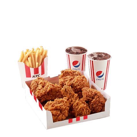 Crispy Duo Box: Turn up the fun with 5 pieces of Hot & Crispy Chicken, 1 Large fries, and 2 ...