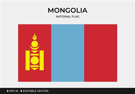 Illustration of Mongolia National Flag 3558729 Vector Art at Vecteezy