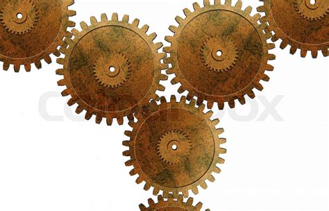 Industrial gears detail | Stock image | Colourbox