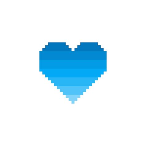 Editing Blue Heart GIF - Free online pixel art drawing tool - Pixilart