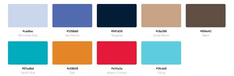 Great Looking Websites With A Calm Color Palette