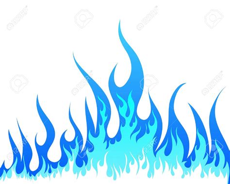 Blue Flame Clipart | Free download on ClipArtMag