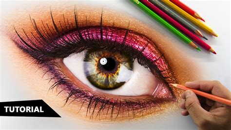 How To Draw A Realistic Eye In Color