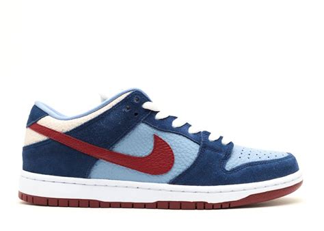 FTC X Dunk Low Premium SB 'Finally' - Nike - 313170 463 - midnight navy/team red-work blue ...