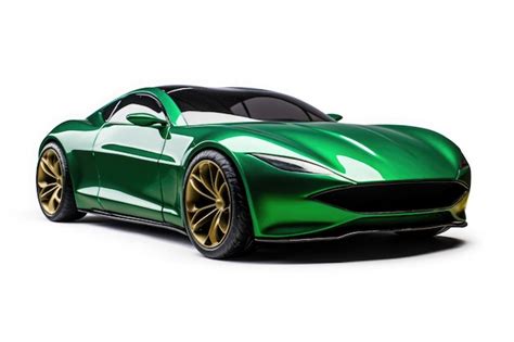 Premium AI Image | The green car is a model of the brand's new car