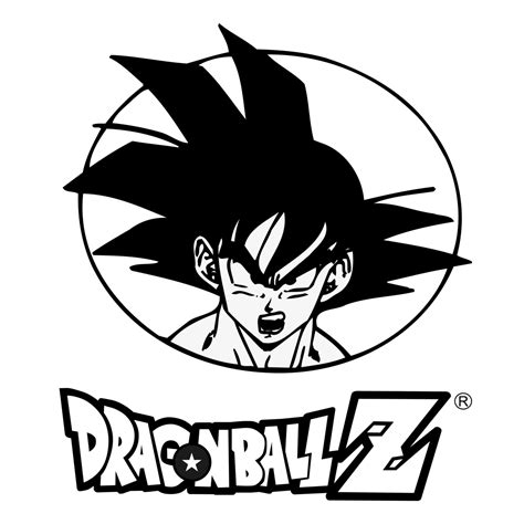 Dragon Ball Z Logo Black and White – Brands Logos