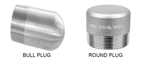 ASME B16.11 Round Threaded Bull Plug Manufacturers in India