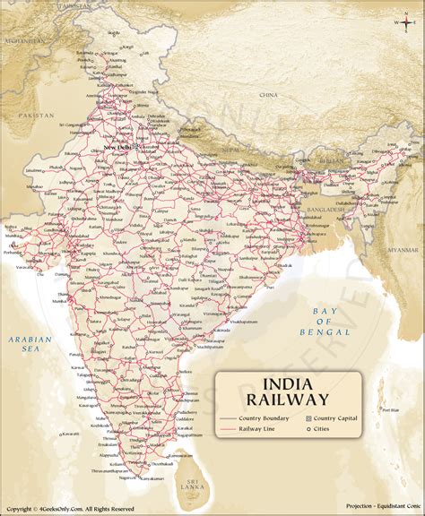 Railway Map Of India – Get Map Update