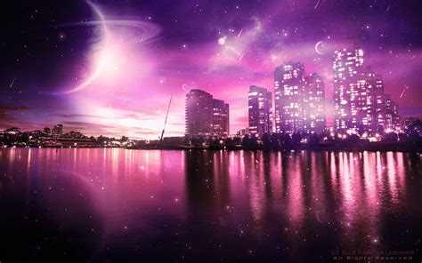 Pink City Sky Wallpapers - Top Free Pink City Sky Backgrounds ...