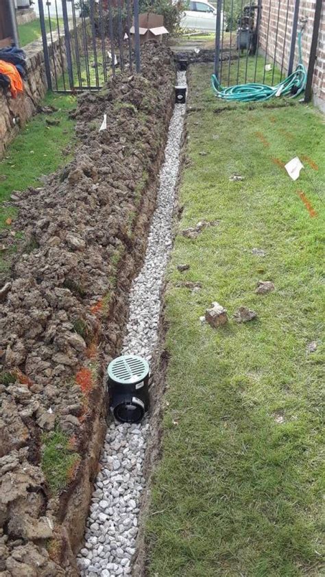 French Drain Installation Examples | Lawn & Landcare