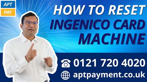 HOW TO RESET AN INGENICO CARD MACHINE - YouTube