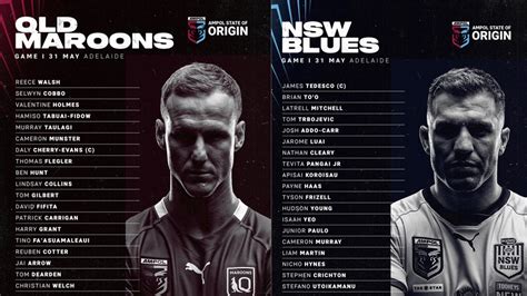 State of Origin Teams 2023: NSW & QLD full Squads for Game 1