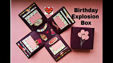 Explosion Box Tutorial DIY Explosion Box/How To Make, 59% OFF