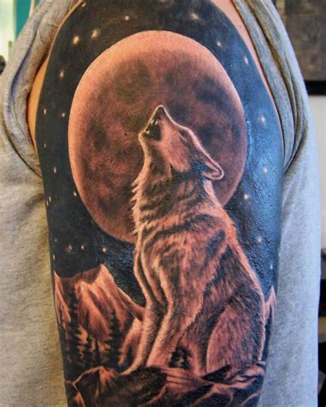 Top 71 Best Howling Wolf Tattoo Ideas - [2021 Inspiration Guide]