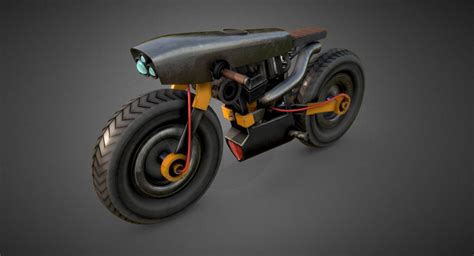 Cyberpunk Bike Concept Design - DownloadFree3D.com