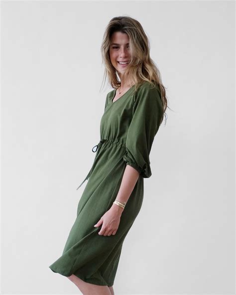 MARIGOLD dress in Olive – Elegantees