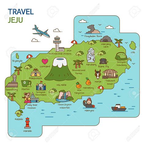 Map Of Jeju Island South Korea Map Of - Max Maps