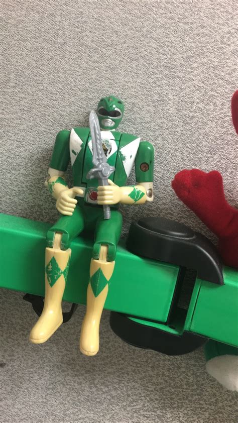 My Green Ranger finally has his sword again after almost 20 years! (x ...