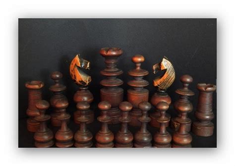 Vintage Soviet Chess Set Wooden Russian Chess USSR With the - Etsy