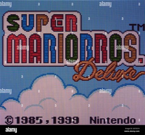 Super mario bros deluxe hi-res stock photography and images - Alamy