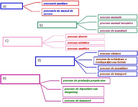 Proces de productie . Tipuri de productie