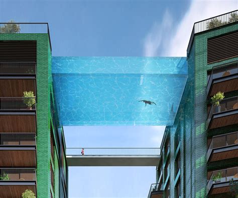 A Glass-Bottomed Swimming Pool Will Bridge Two Buildings In London