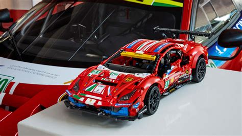 LEGO 42125 Technic Ferrari 488 GTE AF Corse #51 Looks More Like A Scale Model Than A LEGO Model