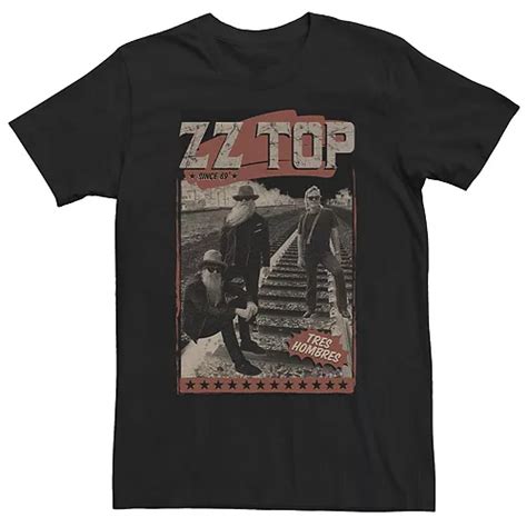 Men's ZZ Top Tres Hombres Album Cover Poster Tee