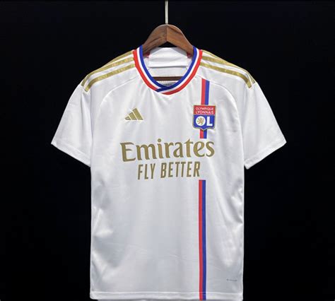 23/24 Olympic Lyon Home Jersey | TheFootyPlugUK