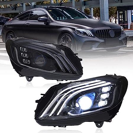 Amazon.com: Huray Headlight Assembly [Only for Halogen Type] For 2014-2018 Mercedes-Benz W205 ...