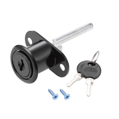 Uxcell Drawer Lock 19mm Cylinder Diameter for Desk Cabinet Locker Black - Walmart.com - Walmart.com