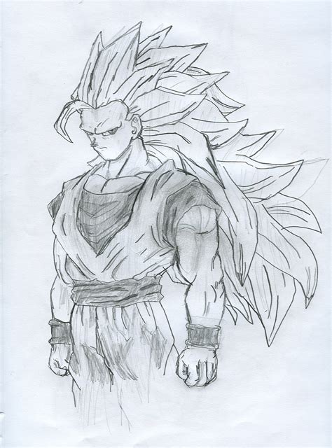 Dbz Goku Sketch at PaintingValley.com | Explore collection of Dbz Goku Sketch