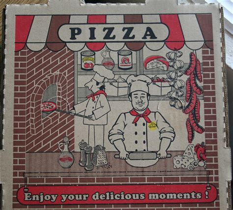 Enjoy Your Delicious Moments" - Pizza Box Art Crit - Blogtown ...