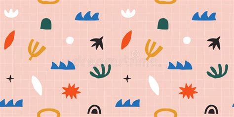 Abstract Modern Art Seamless Pattern Stock Vector - Illustration of ...