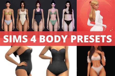 37+ Sims 4 Body Presets: Petite, Athletic, Curvy & More - We Want Mods