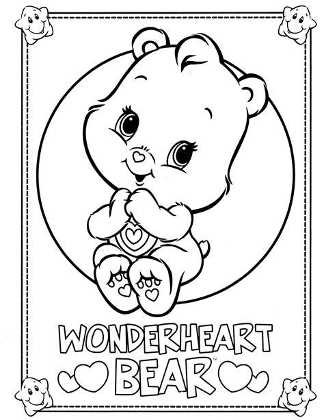 Baby Care Bears Coloring Pages at GetColorings.com | Free printable ...