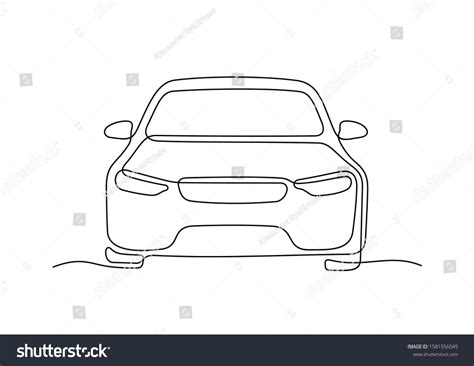 11,795 Front car outline Stock Vectors, Images & Vector Art | Shutterstock